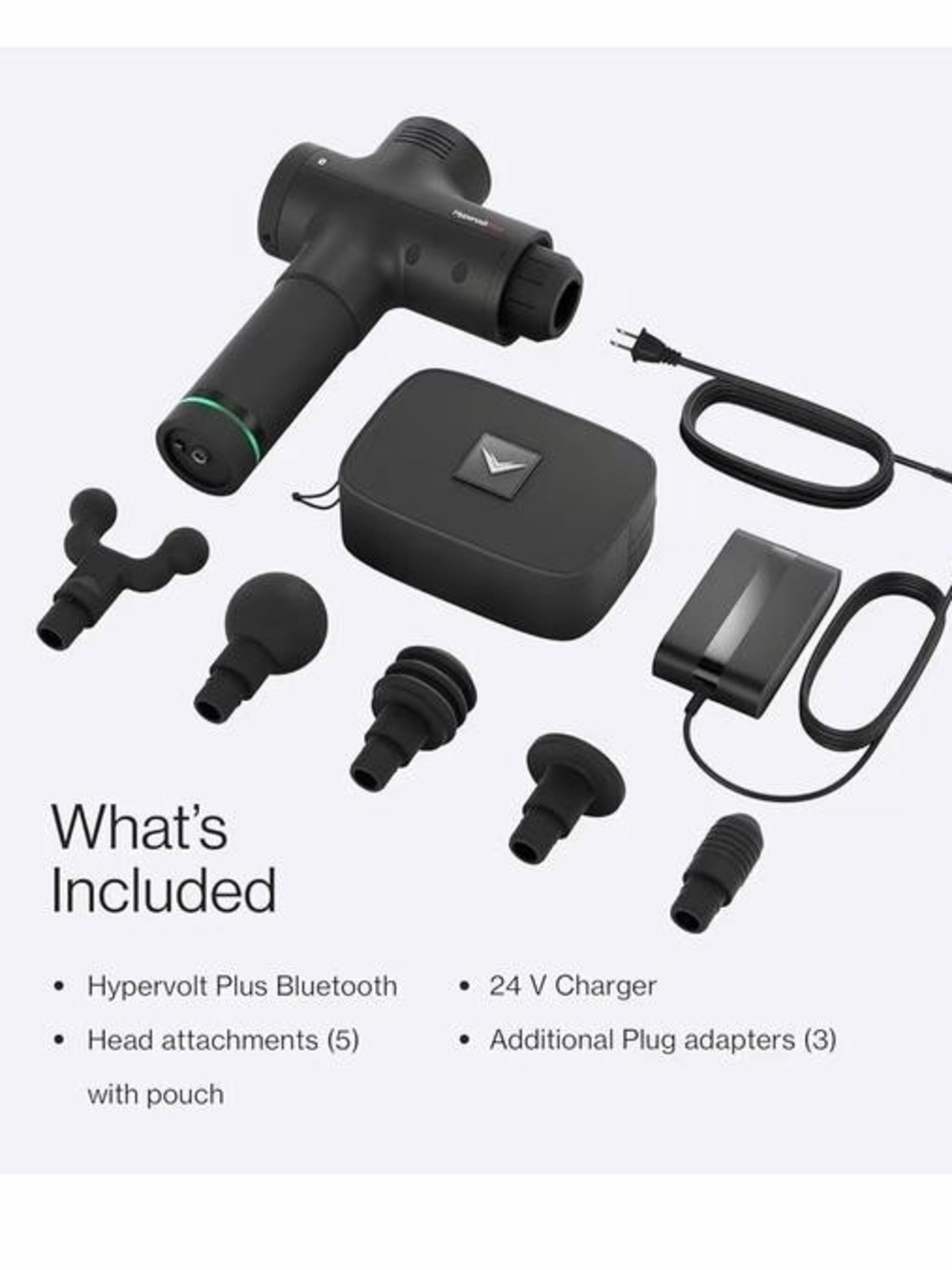 Hypervolt Plus  Message Device Attachment - Black - Picture 3 of 10